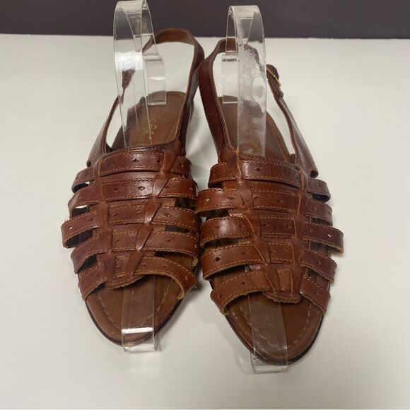 Vintage Life Stride Genuine Leather Huarache Syle Sandal Women's Size 8.5 - Picture 11 of 16